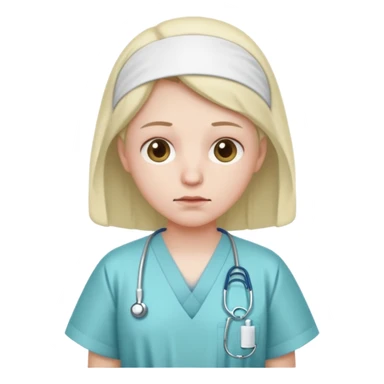 persona enferma  sticker