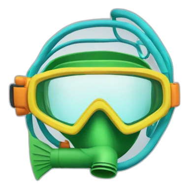 SNORKELLING MASK sticker