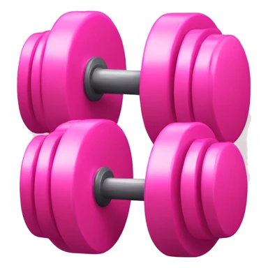 Pink weights  sticker