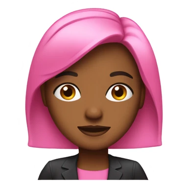 Pink girl boss sticker