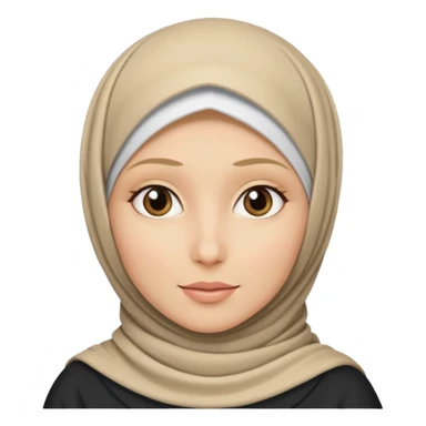 Hijab blond sticker