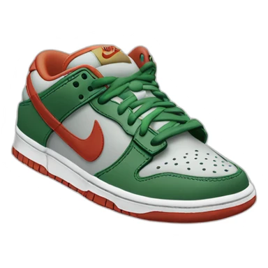 nike dunk low sticker