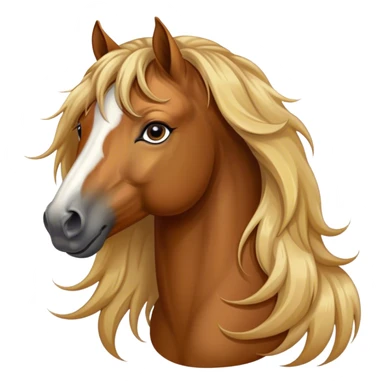 beautiful horse closeup portrait sticker