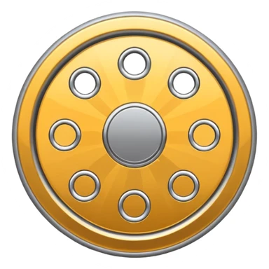 Genrate for me a settings wheel like an iphone sticker