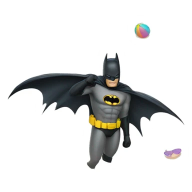 Batman in the beach sticker