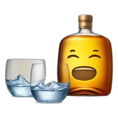 suntory reserve and water sticker