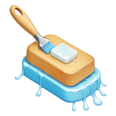 cleaning nail brush emoji sticker
