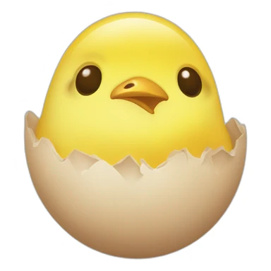sick hatching chick emoji  sticker