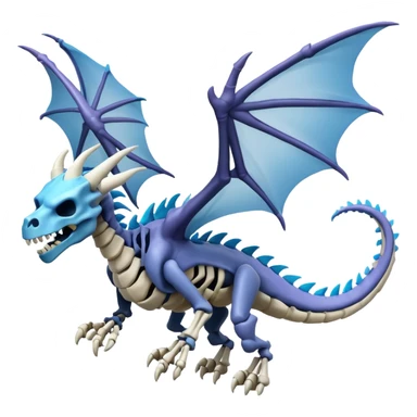 Emote de Dragones esqueleto de Clash royale sticker