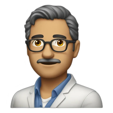 Eduardo manos tijeras sticker