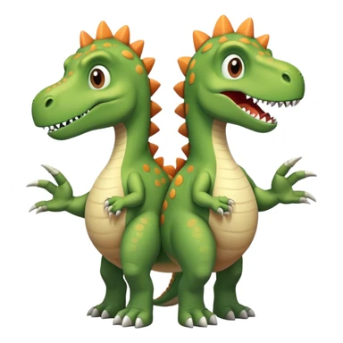 dinosaur arms dislike symbol sticker