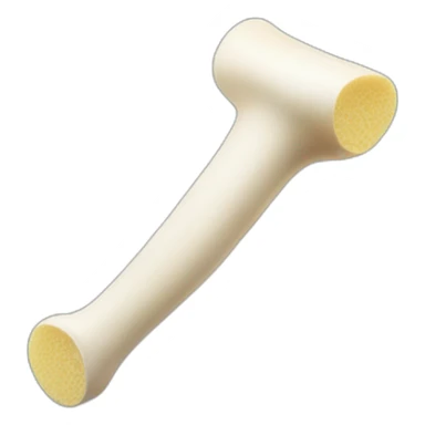 Long bone and a washing sponge sticker