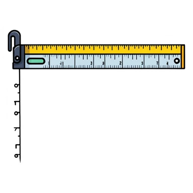 ruler and measuring tools sticker