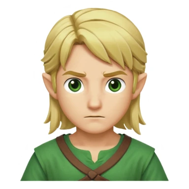 link from ocarina of time sticker