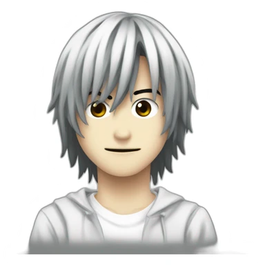 L lawliet from death note sticker