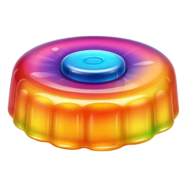 jelly disc smushed sticker
