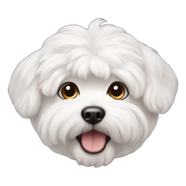 maltese bichon sticker
