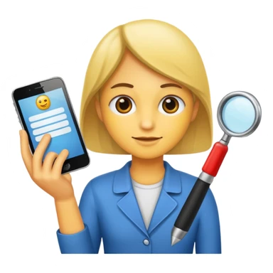 A job application sticker