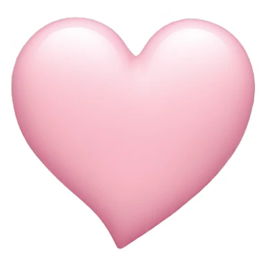 Light pink heart sticker
