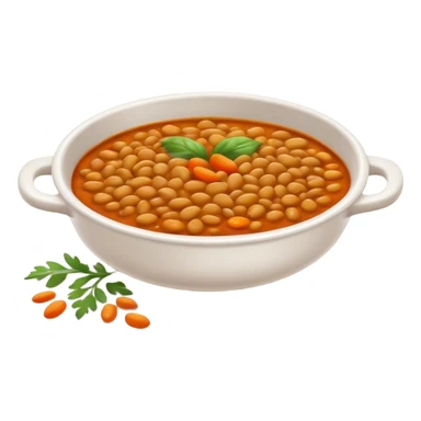 Cinematic Realistic Dal Dish Emoji, featuring a hearty lentil stew with aromatic spices rendered with lifelike textures and warm, comforting lighting. sticker