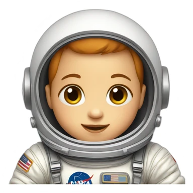 baby astronaut sticker