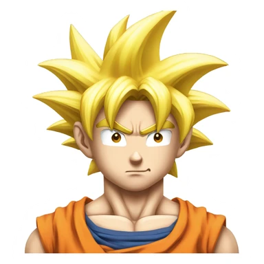 Goku avec un regard narcissique  sticker