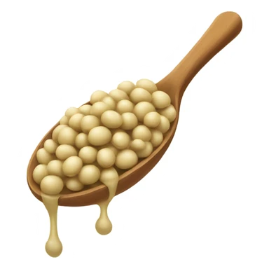 a spoonful of soybean sticker