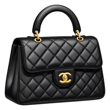 Chanel handbag black sticker