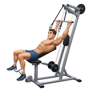 guy leg-side-raise-cable-machine exercise sticker