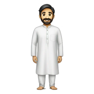 Pakistani in Shalwar sticker