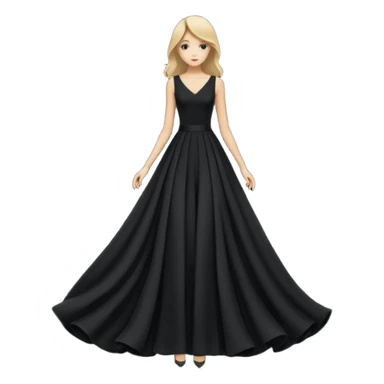 fashion silhouette sticker