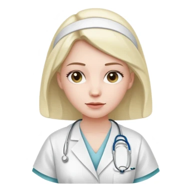 woman patient  sticker