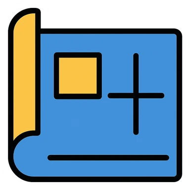 blueprint roll sticker