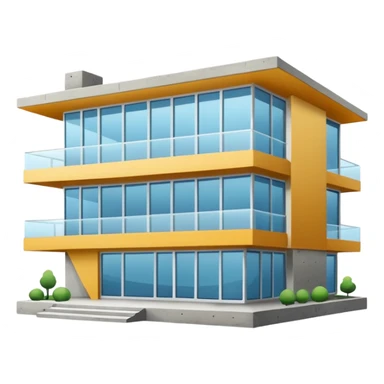 fancy modern big house sticker