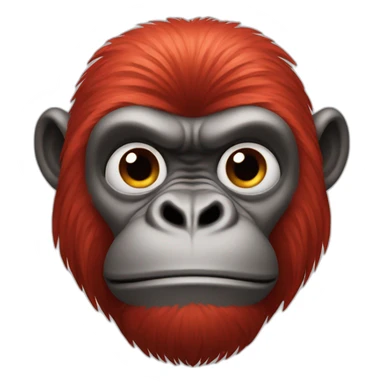 red gorilla sticker