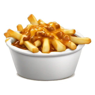 poutine qui mange une poutine sticker