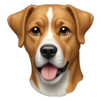 A dog on a dog sticker