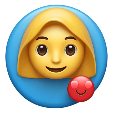 emoji de selo verificado do instagram, círculo azul, check branco no centro, estilo emoji oficial, fundo limpo, alta qualidade sticker