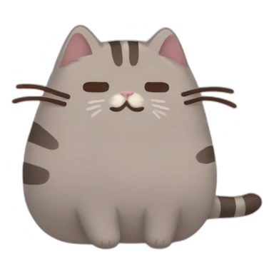 Pusheen the cat sticker