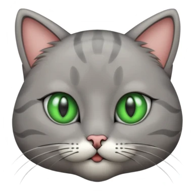 cat with a kissy face sticker