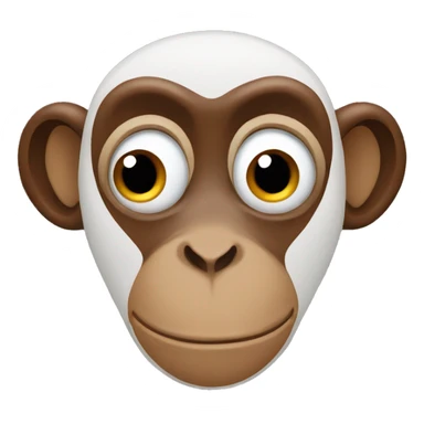 monkey giving a side eye sticker