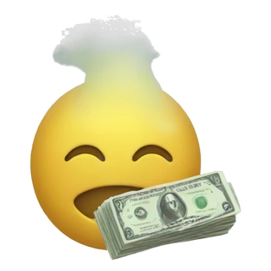 money in the fog sticker