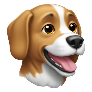 Perro cagando sticker