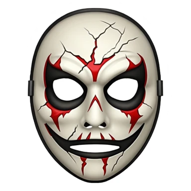 Spooky Killer Mask sticker