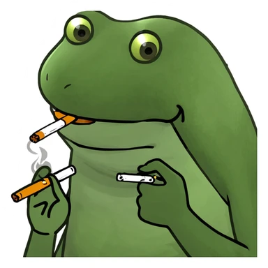 Smoking cigarettes  sticker