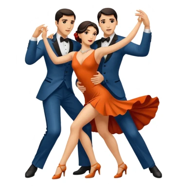 Ballerini di tango argentino sticker