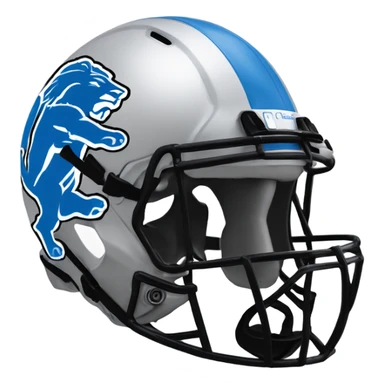 Detroit Lions smashing Washington Commander helmet ￼ sticker