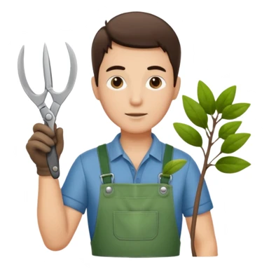 GARDENER WITH SESORS sticker