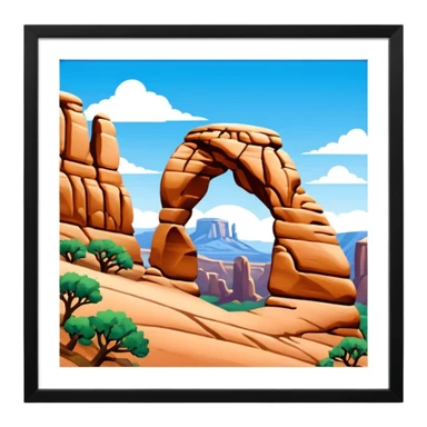 arches national park sticker