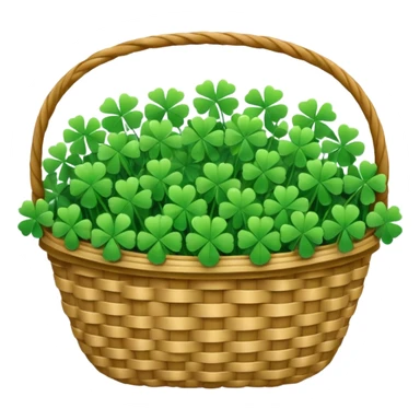 clover grain baskey sticker